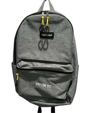 NWT Hudson Cole BKYN Luna Grey Backpack. ** BAYLOR S3 on Front